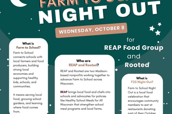 Farm to School Night Out Flyer